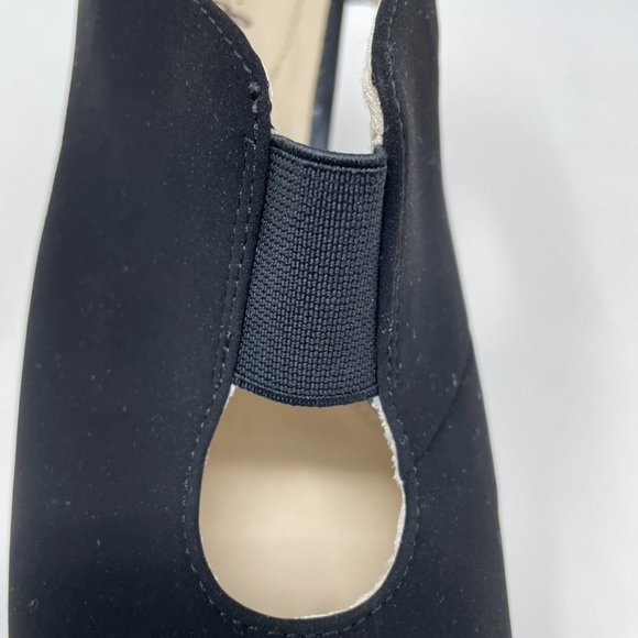 Life Stride Womens Black Vegan Suede Comfort Heel Slip On Peep toe Pumps 9.5 - Picture 11 of 11